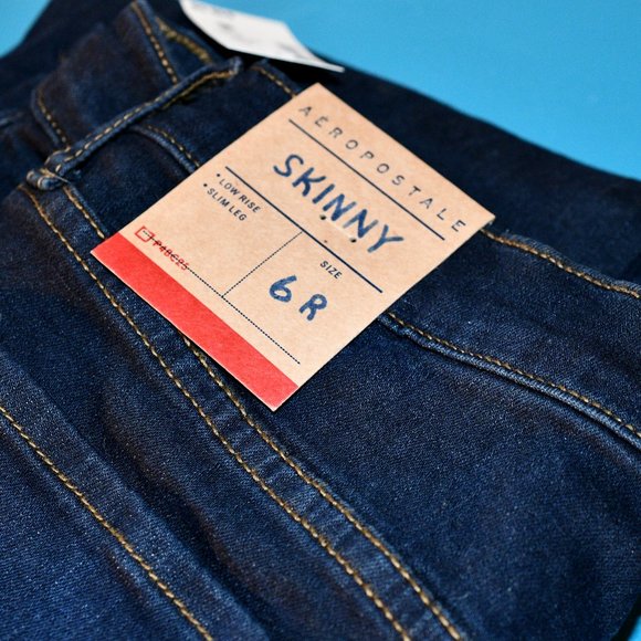Aeropostale Low Rise Skinny Jeans 6R NWT - Picture 5 of 11
